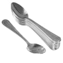 Winco 0005-01 6 1/4" Teaspoon with 18/0 Stainless Grade, Dots Pattern thumbnail 8