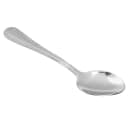 Winco 0005-03 7 3/8" Dinner Spoon with 18/0 Stainless Grade, Dots Pattern thumbnail 3