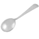 Winco 0005-04 6 1/8" Bouillon Spoon with 18/0 Stainless Grade, Dots Pattern thumbnail 6