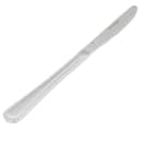 Winco 0005-08 8 3/4" Dinner Knife with 18/0 Stainless Grade, Dots Pattern thumbnail 4
