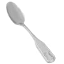 Winco 0006-01 6 3/8" Teaspoon with 18/0 Stainless Grade, Toulouse Pattern thumbnail 2