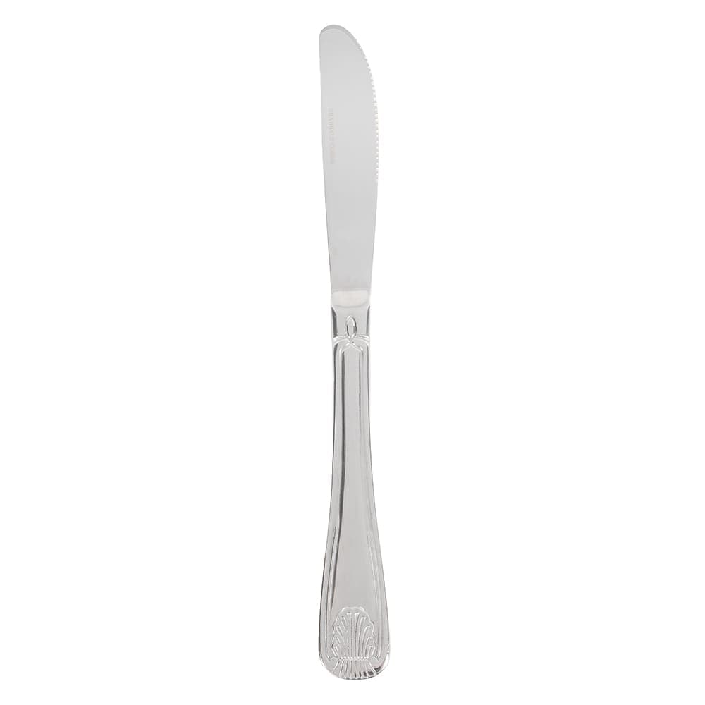 Winco 0006-08 8 3/4" Dinner Knife with 18/0 Stainless Grade, Toulouse Pattern