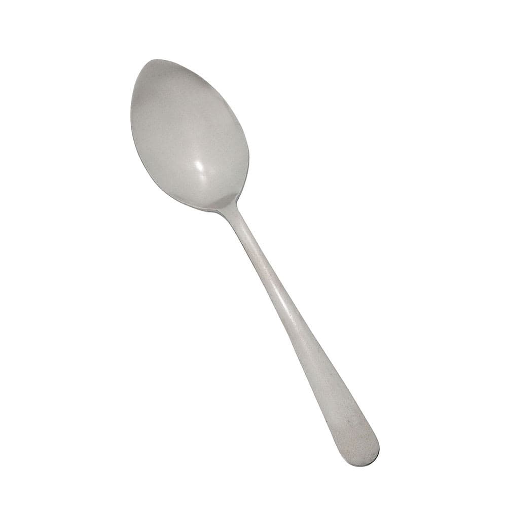 Winco 0012-03 7" Dinner Spoon with 18/0 Stainless Grade, Windsor Pattern