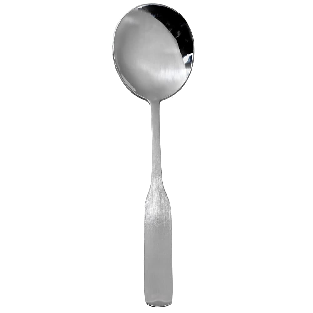 Winco 0016-04 6 1/8" Bouillon Spoon with 18/0 Stainless Grade, Winston Pattern