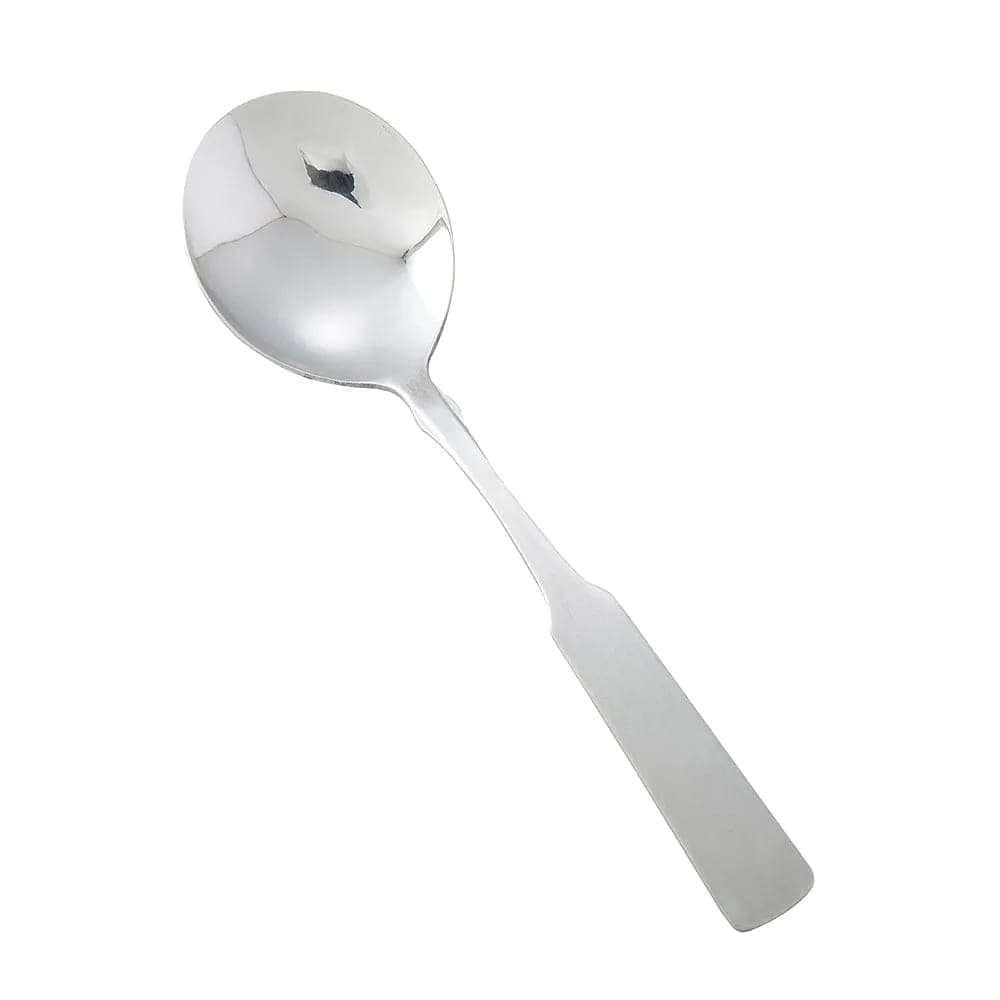 Winco 0025-04 6" Bouillon Spoon with 18/0 Stainless Grade, Houston Pattern