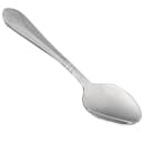 Winco 0031-01 6 1/8" Teaspoon with 18/8 Stainless Grade, Peacock Pattern thumbnail 3