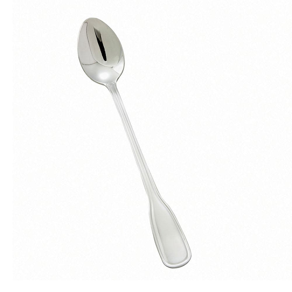 Winco 0033-02 7 1/2" Iced Tea Spoon with 18/8 Stainless Grade, Oxford Pattern