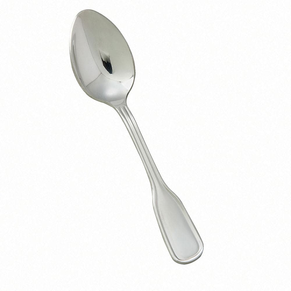 Winco 0033-09 4 1/2" Demitasse Spoon with 18/8 Stainless Grade, Oxford Pattern