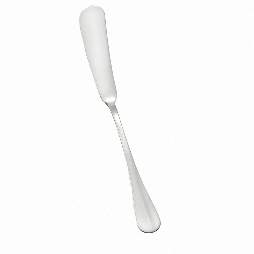 Winco 0034-12 6 5/8" Butter Knife with 18/8 Stainless Grade, Stanford Pattern