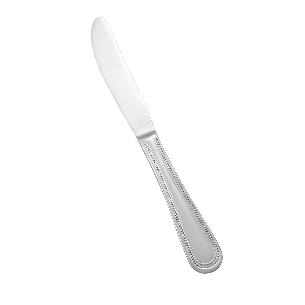 Winco 0036-08 9" Dinner Knife with 18/8 Stainless Grade, Deluxe Pearl Pattern
