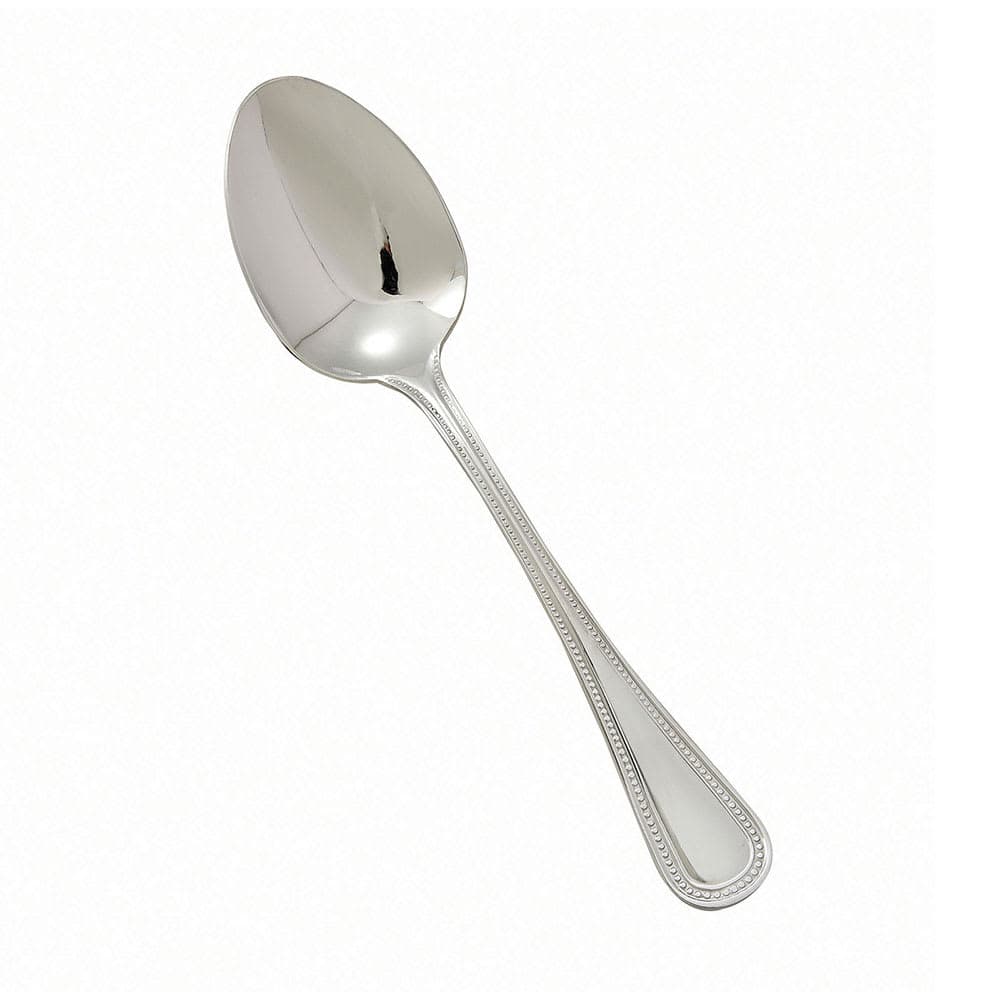 Winco 0036-10 8 1/8" Tablespoon with 18/8 Stainless Grade, Deluxe Pearl Pattern