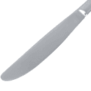 Winco 0037-08 9 1/8" Dinner Knife with 18/8 Stainless Grade, Venice Pattern thumbnail 5