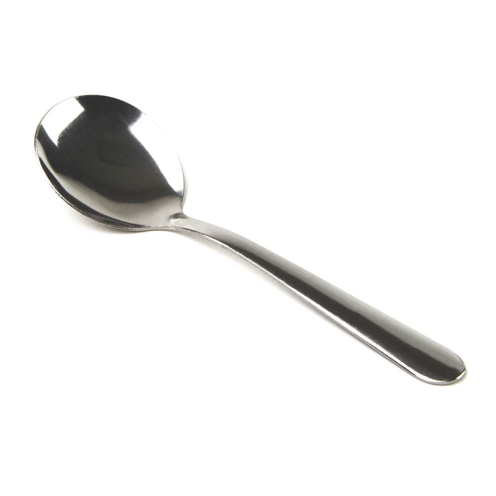 Winco 0082-04 6" Bouillon Spoon with 18/0 Stainless Grade, Windsor Pattern