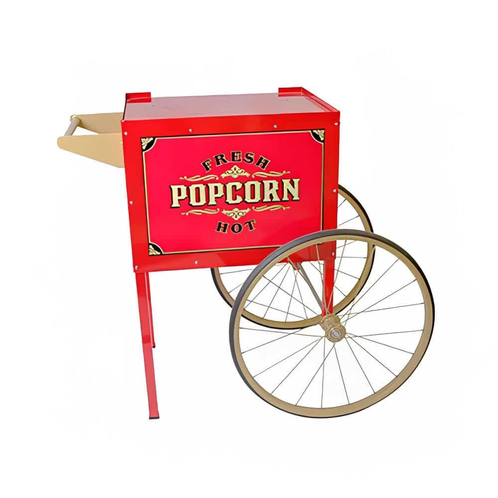 Winco 30010 Cart/Trolly for Street Vendor Popcorn Machines - Antique Décor, 38"W x 23"D x 33"H