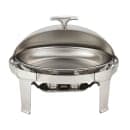 Winco 603 8 qt Oval Chafer w/ Roll Top Lid, Stainless Steel thumbnail 2