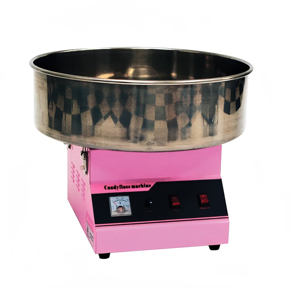 Winco 81011A Zephyr Cotton Candy Machine w/ 60 Cones/hr Capacity - No Dome, 120v