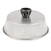 Winco AHC-6 6" Grill Basting Cover w/ Handle, Aluminum thumbnail 2