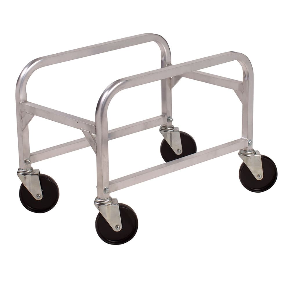 Winco ALBC-1 Lug Box Cart - 16 3/4"W x 25"D x 19"H, Aluminum