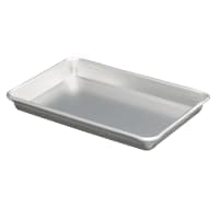 Winco ALXP-0609 1/8 Eighth Size Bun / Sheet Pan - 9 1/2" x 6 1/2",  16 gauge Aluminum thumbnail 6