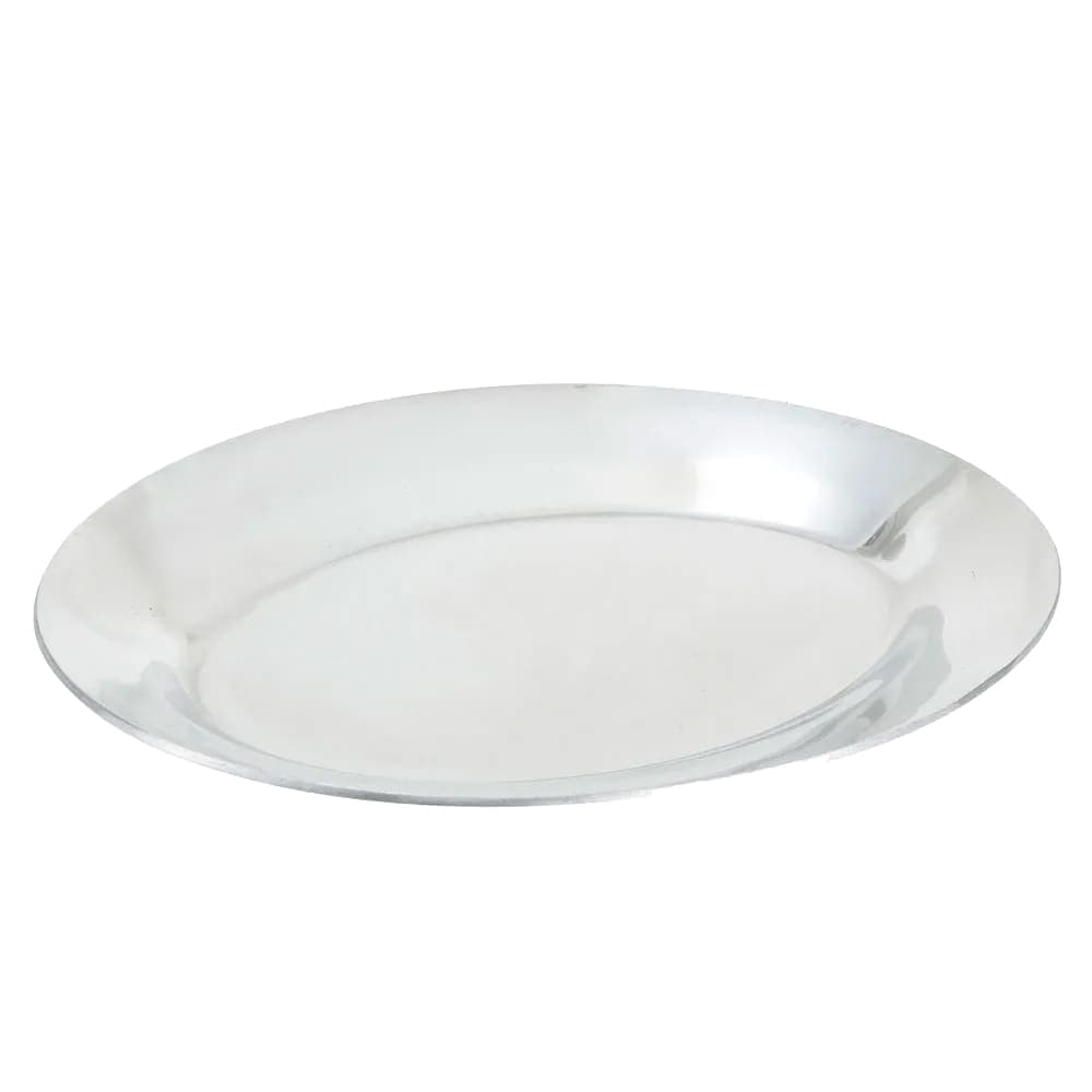 Winco APL-10 10" Oval Sizzling Platter, Aluminum