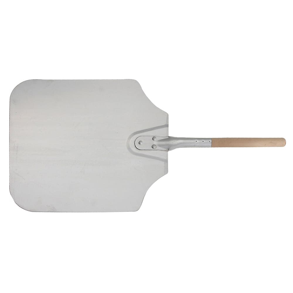 Winco APP-10M 26" Pizza Peel w/ 16" x 14" Aluminum Blade, Wood Handle