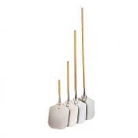 Winco APP-26 26" Pizza Peel w/ 14" x 12" Aluminum Blade, Wood Handle thumbnail 2