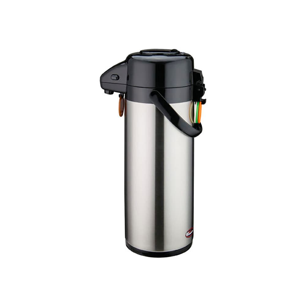 Winco APSP-930 3 Liter Push Button Airpot, Stainless Steel Liner
