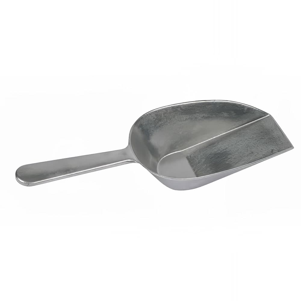 Winco ASFB-16 16 oz Flat Bottom Scoop, Aluminum