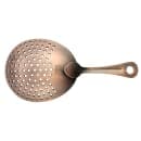Winco BAJS-6AC Julep Strainer - Stainless Steel, Antique Copper Finish thumbnail 2