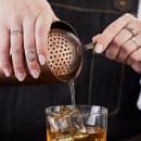 Winco BAJS-6AC Julep Strainer - Stainless Steel, Antique Copper Finish thumbnail 4