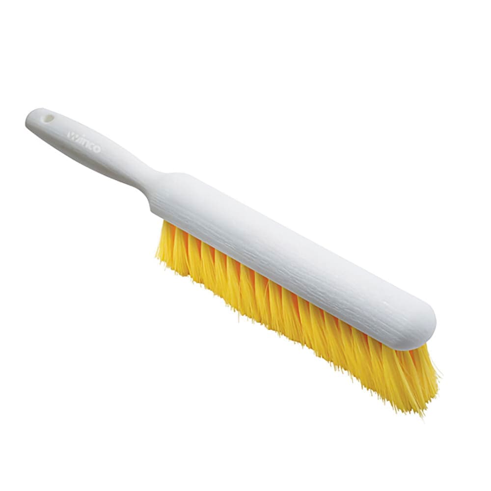 Winco BRC-14Y 14 1/4" Counter Brush - Poly/Plastic, Yellow