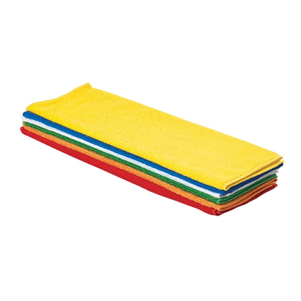 Winco BTM-16AC 16" Square Bar Towel Set - Microfiber, Multiple Colors