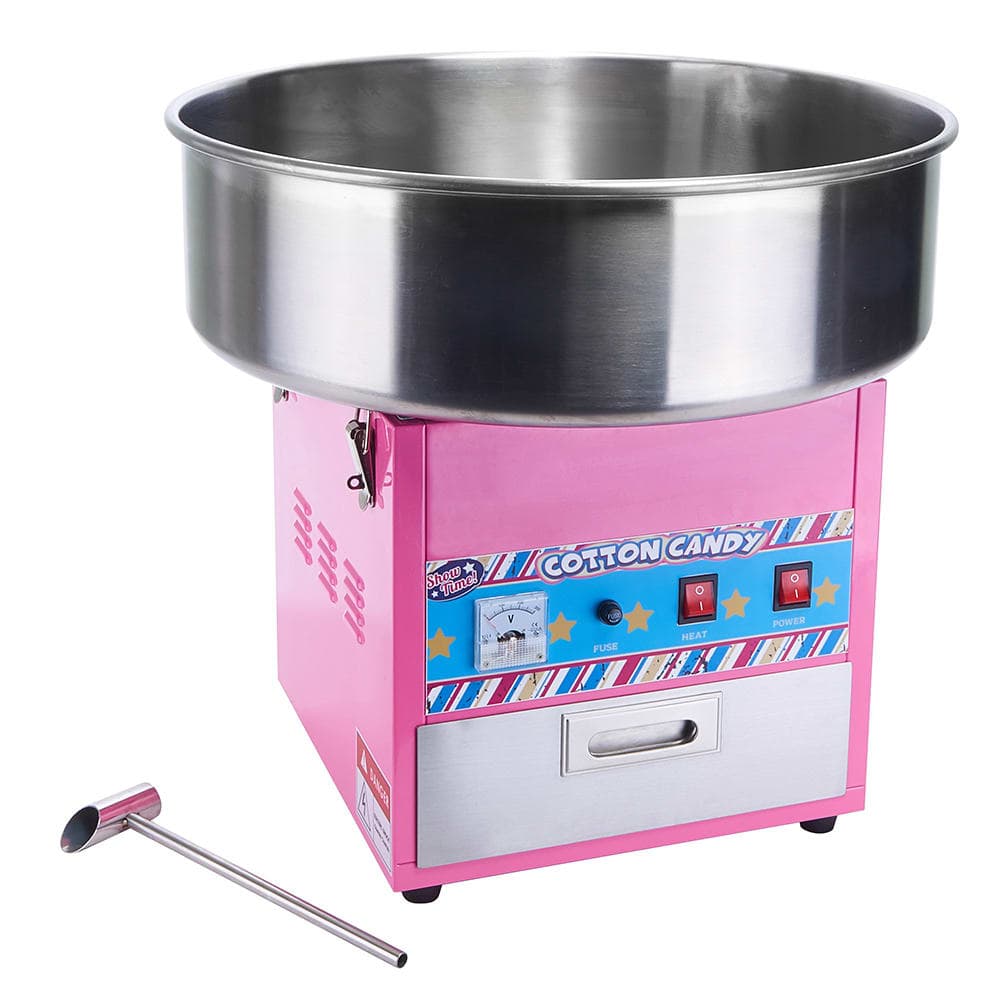 Winco CCM-28 Showtime Cotton Candy Machine w/ 20 1/2" Bowl - Stainless Steel, 120v