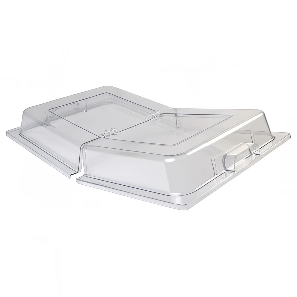 Winco C-DPFH Full Size Dome Hinged Cover, Polycarbonate
