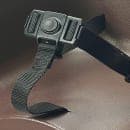 Winco CHB-1P Single Height Booster Seat w/ Safety Strap - Plastic, Brown thumbnail 2