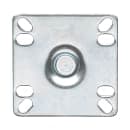 Winco CT-44B 2 Piece Universal Plate Caster Set w/ 5" Wheel & Brake, 4" x 4" thumbnail 2