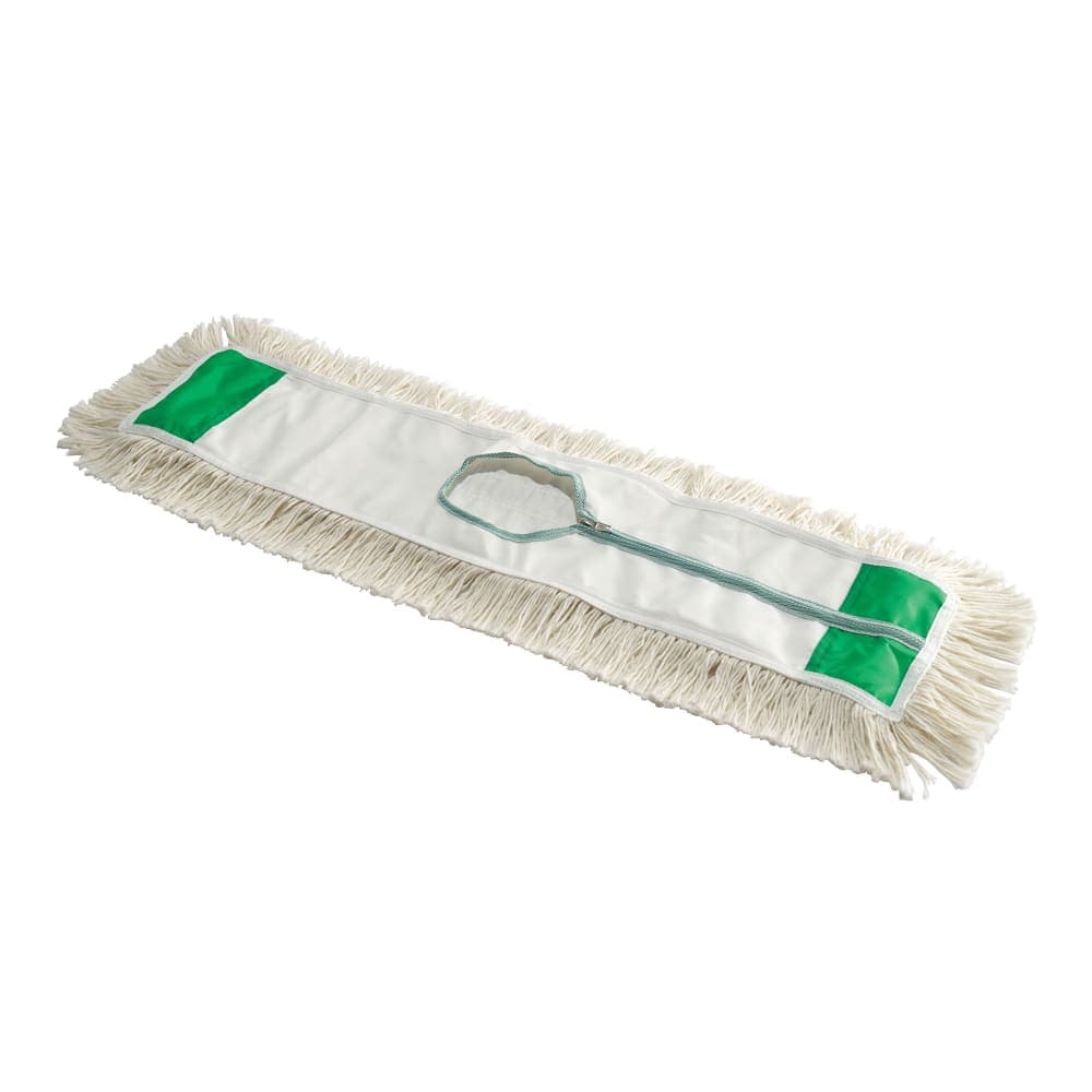 Winco DM-24H 24" Dust Mop Head Only w/ Cut Ends for DM-24, White