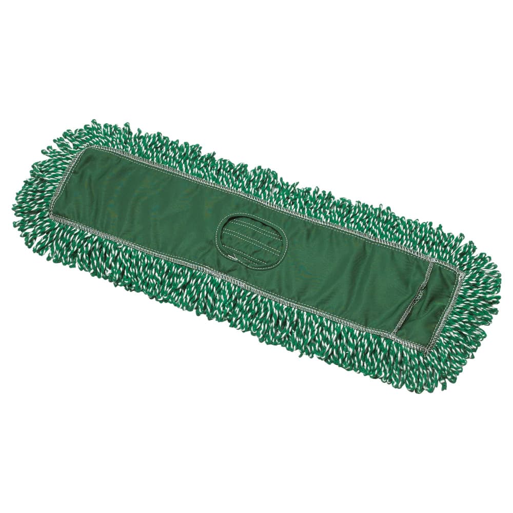 Winco DMM-24H 24" Dust Mop Head Only w/ Looped Ends, Green