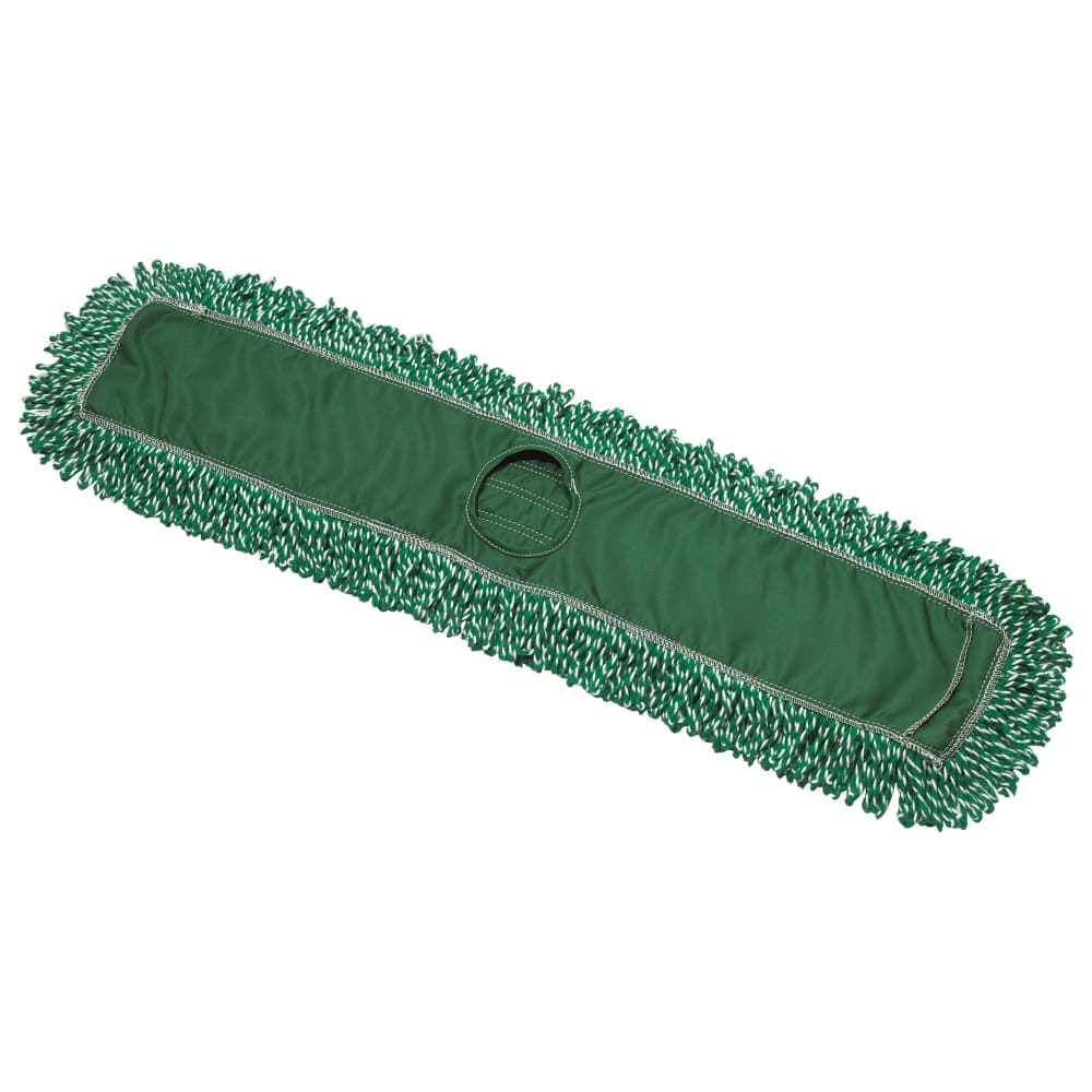 Winco DMM-36H 36" Dust Mop Head Only w/ Looped Ends, Green