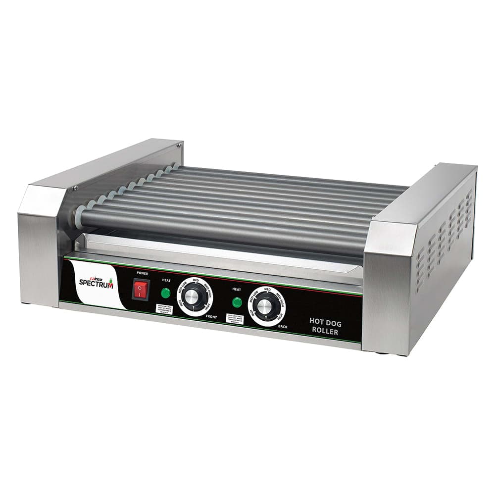 Winco EHDG-11R RollsRight™ 30 Hot Dog Roller Grill w/ Manual Controls - Flat Top, 110v
