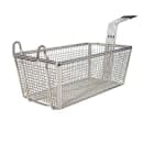 Winco FB-05 Fryer Basket w/ Coated Handle & Front Hook, 11" x 5 3/8" x 4 1/4" thumbnail 2