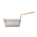 Winco FB-10 Fryer Basket w/ Coated Handle & Front Hook, 12 1/4" x 6 1/2" x 5 1/4" thumbnail 2