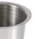 Winco FC-SL 4" Round Solid Flatware Cylinder, Stainless Steel thumbnail 5