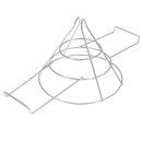 Winco FF-10 10" Fryer Filter Stand thumbnail 5