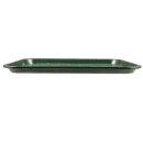 Winco FFT-1014G Plastic Fast Food Tray - 14"L x 10"W, Green thumbnail 2