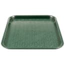 Winco FFT-1014G Plastic Fast Food Tray - 14"L x 10"W, Green thumbnail 4