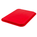 Winco FFT-1014R Plastic Fast Food Tray - 14"L x 10"W, Red thumbnail 5