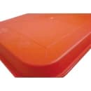 Winco FFT-1014U Plastic Fast Food Tray - 14"L x 10"W, Burgundy thumbnail 2