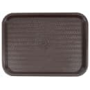 Winco FFT-1216B Plastic Fast Food Tray - 16"L x 12"W, Brown thumbnail 2