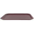 Winco FFT-1216U Plastic Fast Food Tray - 16"L x 12"W, Burgundy thumbnail 4